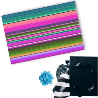 Traditional Fiesta Mexican Blanket Serape Pink Tissue Paper