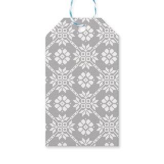 Traditional Latvian gray Sun Auseklis Saulite  Gift Tags