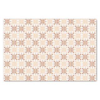 Traditional Latvian SUN sign geometric pattern VII Tissue Paper