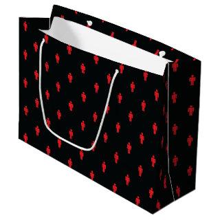 Traffic Lights Man Large Gift Bag