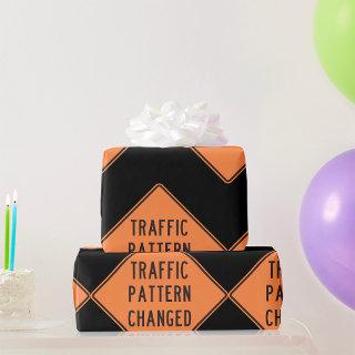 Traffic Pattern Changed Sign
