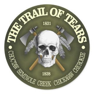 Trail Of Tears 2 Classic Round Sticker