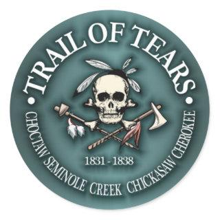 Trail of Tears Classic Round Sticker