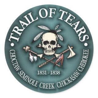 Trail of Tears Classic Round Sticker