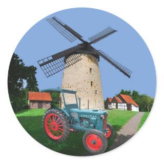 Traktor Hanomag R22 Classic Round Sticker