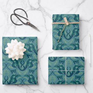 Tranquil Safari Tapestry Pattern - The White Lotus  Sheets