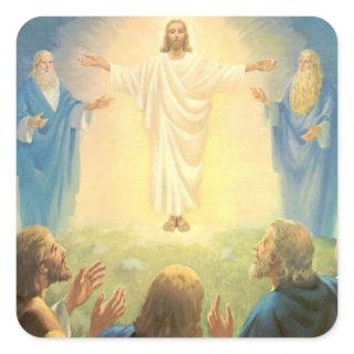Transfiguration of Jesus Christ, Vintage Religion Square Sticker