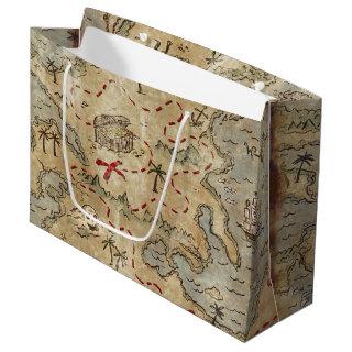 Treasure Map Large Gift Bag