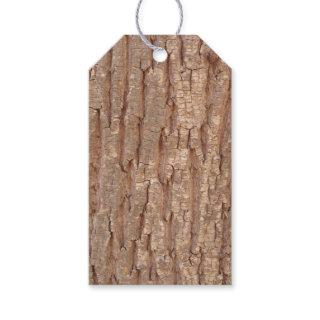 tree bark gift tags