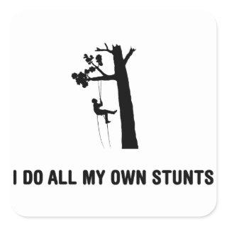 Tree Climbing Square Sticker
