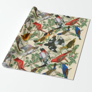 "Tree of Grosbeak" (Birds) giftwrap