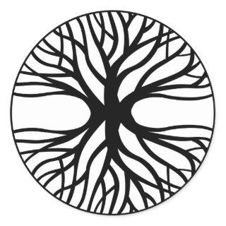 Tree Of Life Tattoo Classic Round Sticker