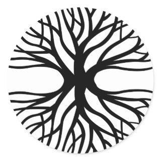 Tree Of Life Tattoo Classic Round Sticker