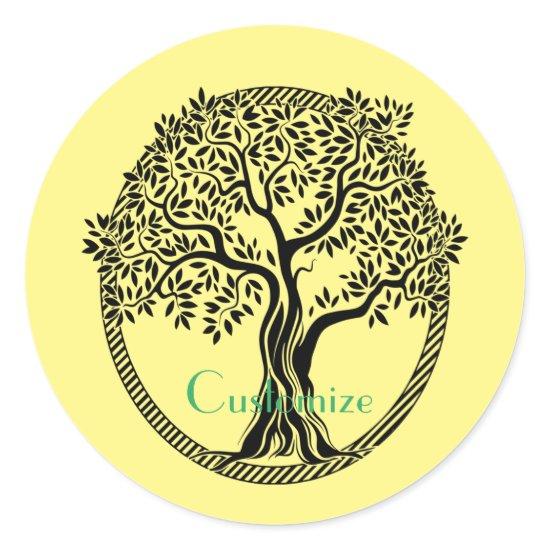 Tree of Life  Thunder_Cove  Classic Round Sticker