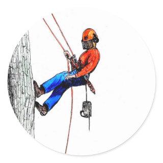 Tree Surgeon Arborist Classic Round Sticker