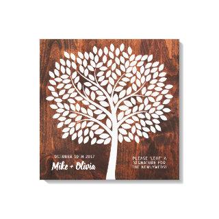 Tree Wedding Guest Book Alternative | 190 Leaves