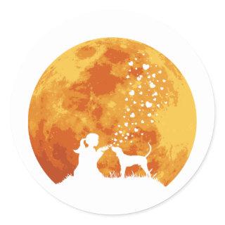 Treeing Walker Coonhound Classic Round Sticker