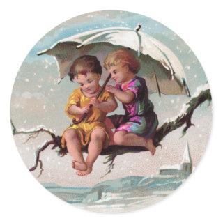 Treetop Children Round Sticker