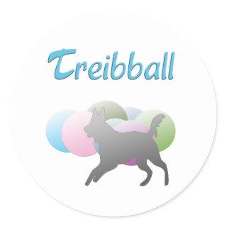 Treibball Classic Round Sticker