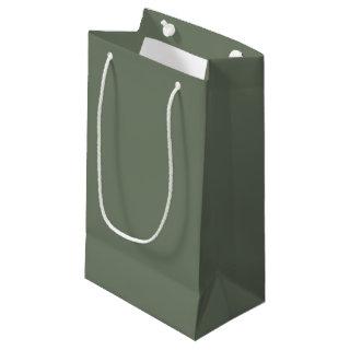 Trend Color Muted Greenish Gray Gift Bag