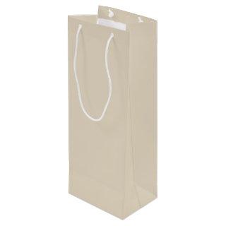 Trend Color - Natural Beige Wine Gift Bag