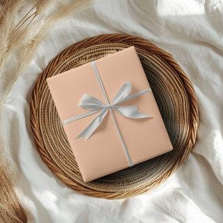 Trendy Color Peach Fuzz Solid Color | Elegant