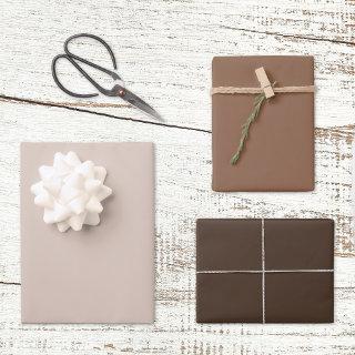 Trendy Country Rustic Brown Solid Color   Sheets
