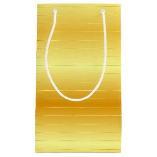 Trendy Gold Look Elegant Modern Template Small Gift Bag
