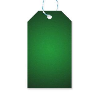 Trendy Grainy Green-Black Vignette Gift Tags