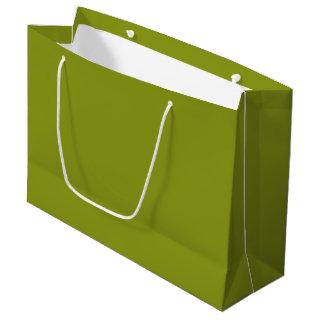 Trendy Green (solid color) Large Gift Bag