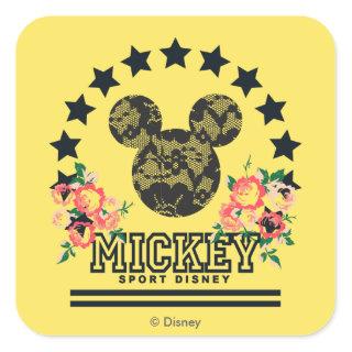 Trendy Mickey | Athletic Square Sticker