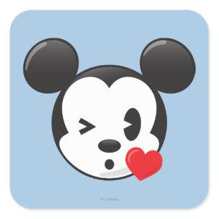 Trendy Mickey | Flirty Emoji Square Sticker