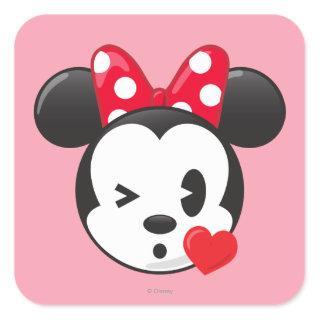 Trendy Minnie | Flirty Emoji Square Sticker