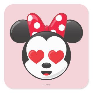 Trendy Minnie | In Love Emoji Square Sticker
