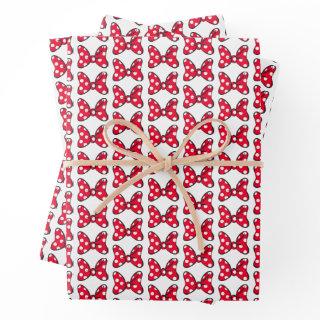 Trendy Minnie | Red Polka Dot Bow  Sheets