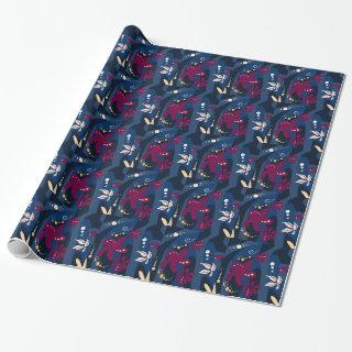 Trendy Pattern accessories, abstract blue pink