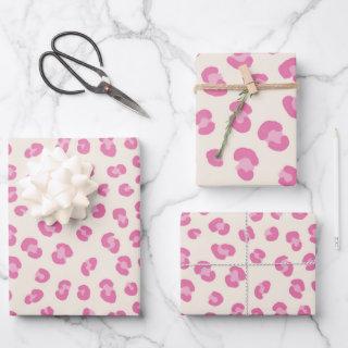 Trendy Pink Leopard Pattern Gift  Sheets