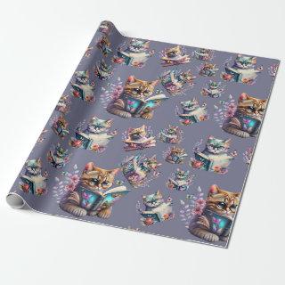 Trendy Reading Cats
