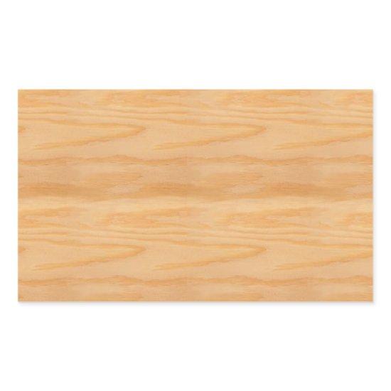 Trendy Wood Blank Template Elegant Design Classic Rectangular Sticker