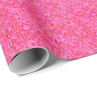 Tribal Batik - shades of fuchsia pink