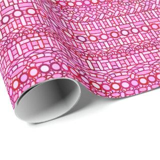 Tribal Batik - shades of pink and burgundy