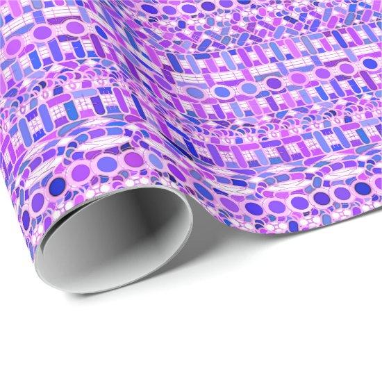 Tribal Batik - shades of violet purple