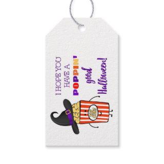 trick or treat popcorn halloween party favor gift tags