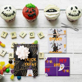 Trick or Treat Spooky Hey! Boo-Tiful Halloween  Sheets