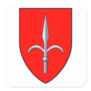 Trieste Coat of Arms Square Sticker