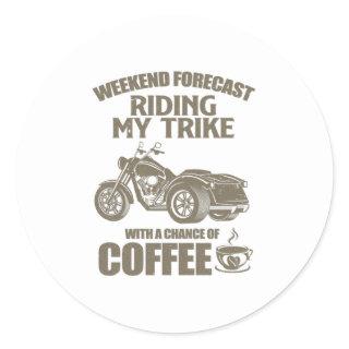 trike classic round sticker