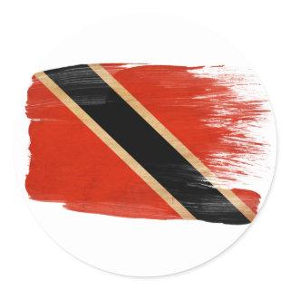 Trinidad and Tobago Flag Classic Round Sticker