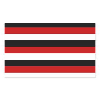 Trinidad and Tobago Yemen flag stripes Rectangular Sticker