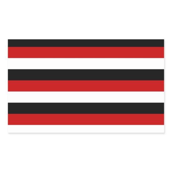 Trinidad and Tobago Yemen flag stripes Rectangular Sticker