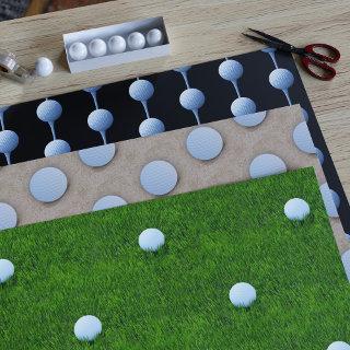 Trio of Golf Ball Designs for Golfers  Sheets